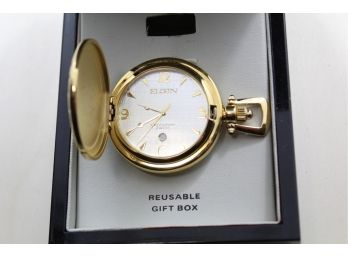 Elgin Battery Powered Pocket Watch With Box