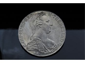 1780 Theresa Thaler Silver Coin