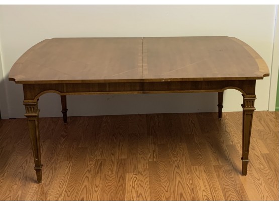 Beautiful Wood Dining Room Table With Leaf
