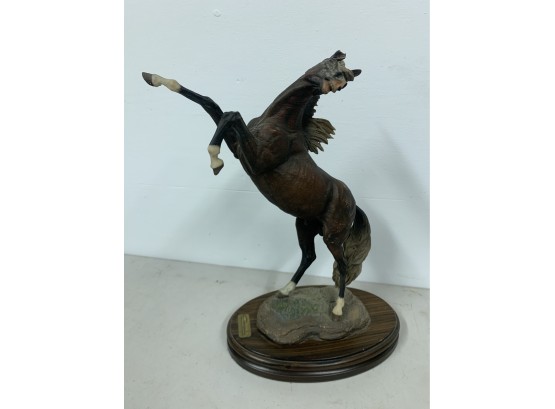 Leaping Stallion Horse Equestrian Statue Figure Casasola Signed & Numbered