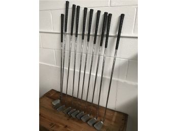 Lamkin Golf Iron Full Set Of 10 Right Handed Irons S P 1-9 Peripheral Weighted