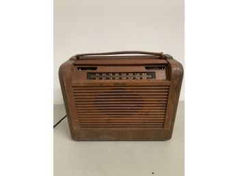 Vintage Portable Philco Tube Radio