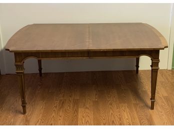 Beautiful Wood Dining Room Table With Leaf
