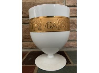 Vintage VERA Egyptian Chalice Bowl