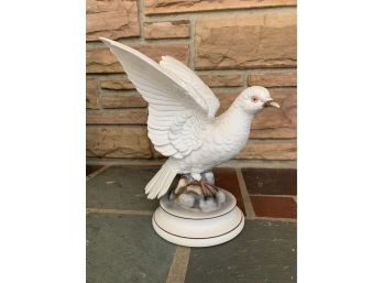 Vintage Porcelain White Dove By Andrea