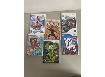 Wii Game LOT Of 6 Games