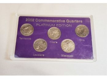 2002 Commemorative Quarter Set Platinum Edition