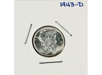 1943-D Mercury Silver  Dime (uncirculated) Great Denver Mint