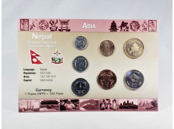 The Coins Of Asia Nepal  Set