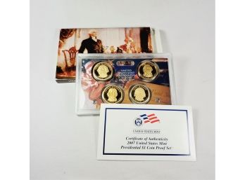 2007 Presidential Dollar Proof Coin Set