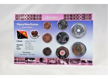 Coins Of Oceana Papa New Guinea  Coin Set