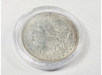 1921 Morgan Dollar Silver In Snap Case