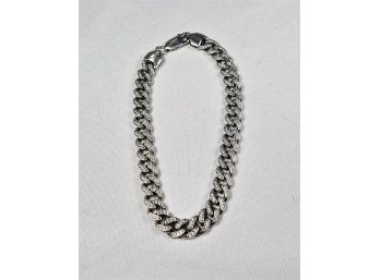 Sweet Sterling Silver Chain Link Bracelet