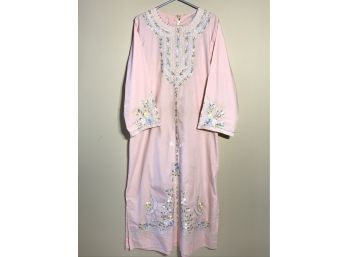 Cotton Embroidered Dress
