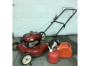 CRAFTSMAN 22' Push Mower And Two Gas Cans