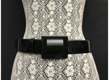 CHANEL Patent Leather Belt