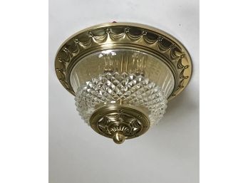 STIFFEL Antique Brass Luminaire Light ( 1 Of 7 Listed Separately In This Auction)
