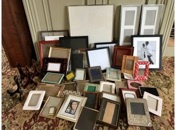 Massive Lot Of Picture Frames Including WATERFORD