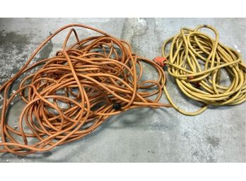 Pair Of Heavy Duty Extension Cords