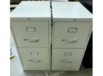 Pair Of STAPLES File Cabinets