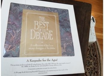 RARE - Vintage 1980's USPS Best Of The Decade Uncirculated Stamp Collection. Face Value Is $12.70