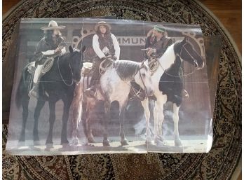 JIMI HENDRIX EXPERIENCE 28' X 20' Smash Hits Poster Came With Record Album In 1970  RARE!