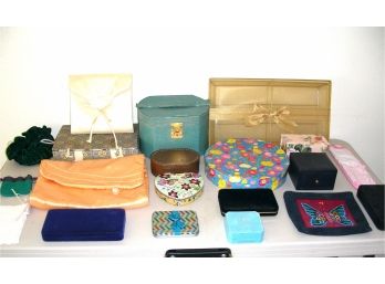 Train Case, Jewelry Boxes,  Jewelry Pouches, And More