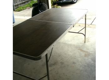 6 Ft Aluminum Folding Table