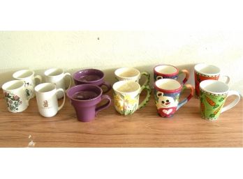 Six Pairs Of Coffee Mugs