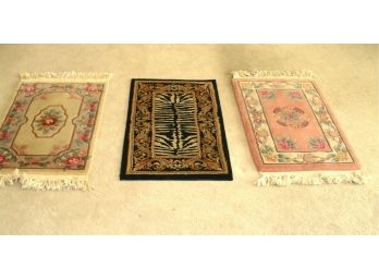 Lot Of 3 Area Rugs