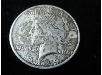 1924 P U.S. Peace Silver Dollar