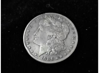 1886 P U.S. Morgan Silver Dollar