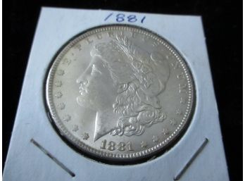 1881 P U.S. Morgan Silver Dollar