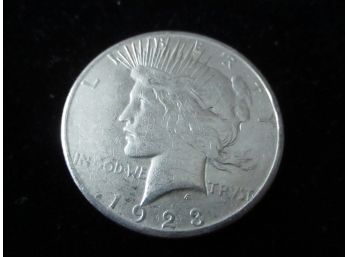 1923 S U.S. Peace Silver Dollar