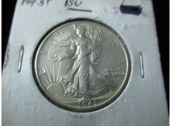 1943 P U.S Walking Liberty Silver Half Dollar