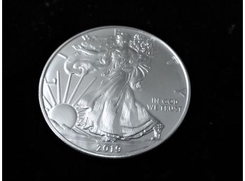 2019 U.S. Silver Eagle Dollar, .999, 1 Oz.