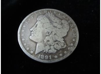 1891 P U.S. Morgan Silver Dollar