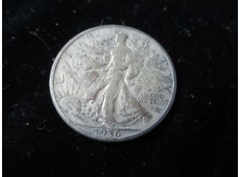 1936 P U.S. Standing Liberty Silver Half Dollar