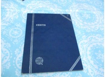 Lincoln Memorial Cents 3 Flap Coin Display Book With Pennies