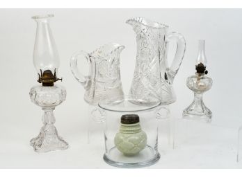 Crystal Pitchers, Lanterns And More