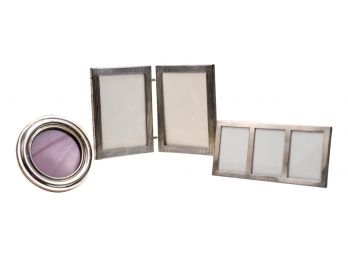 Collection Of Sterling Silver Picture Frames
