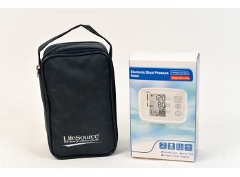 Blood Pressure Machines - Lifesource UA-767 And Electronic Blood Pressure Meter Model CK-A155