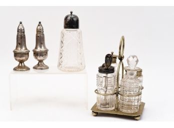 Empire Sterling Silver Weighted Salt & Pepper Shakers And More