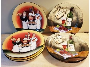 Two Sets Of Ristorante Del Vino By Heritage Mint Dinner Plates