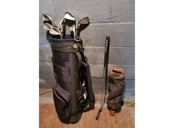 Golf Lot -single Campbell Club & King Cobra Irons & Putter, Bag & Ball Shag Bag