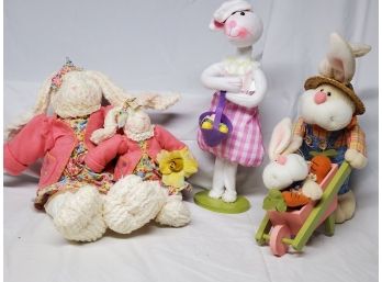 Easter Plush Decorative Figurine Assortment