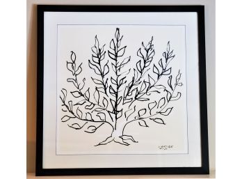 Nice Professionally Framed & Matted Henri Matisse 'Le Buisson' Wall Art Print