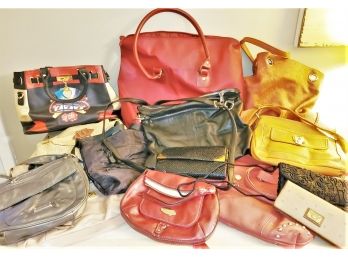 Large Assortment Of Ladies Handbags - Foxwoods 777 Slot Machine!, Guess, Nine West, Co Lab And More