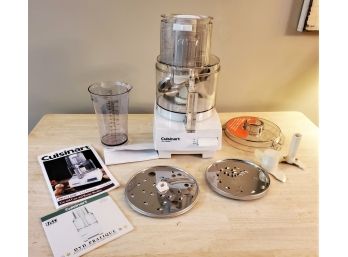 Cuisinart Pro Classic White Food Processor With Accessories