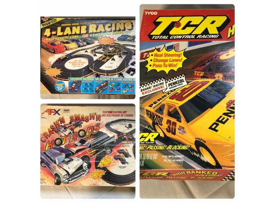 2 Tyco 1 AFX Racing Sets
